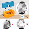 thumbnail image 2 of Kit para cambiar la pila del reloj - Abridor de caja de reloj con soporte, pinzas - Manual del usuario - Para abrir la tapa del reloj girando, 2 of 5