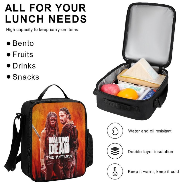 3PCS Walking Dead Backpack Set With Pocket Bookbag Schoolbag 