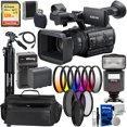 thumbnail image 1 of Sony PXW-Z150 4K XDCAM Camcorder with Essential Accessory Bundle: SanDisk Extreme 128GB SDXC, Lightweight 72” Tripod, Universal Speedlite with LED Video Light, Replacement Battery & Much More, 1 of 10
