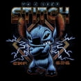 thumbnail image 2 of Boy's Lilo & Stitch 80s Rocker Stitch Graphic Tee Black Medium, 2 of 5