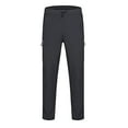 thumbnail image 2 of Little Donkey Andy Men's Ultra-Stretch Lightweight Quick Dry Athletic Pants Drawstring Travel Exercise Running Jogging Black XXL, 2 of 5
