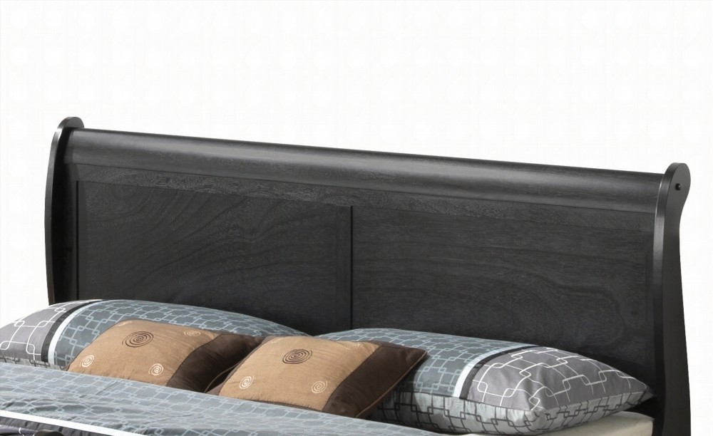 King Size Solid Wood Platform Bed Frame No Box Spring for Master Bedroom