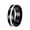 White, variant on Men's Women's Stainless Steel Enamel Black Matte Statement Ring 8MM Comfit Wedding Couple Band Red Size 12