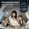 thumbnail image 5 of LED Hanging Camping Lantern Bulbs, Mini Camper Light Flashlight, Portable Emergency Battery Tent Lights, Camping, Outdoor Gear (4 Pack), 5 of 6