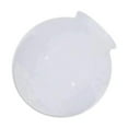 thumbnail image 1 of 8-Inch White Glass Globe - 4-Inch Fitter Opening, 1 of 2