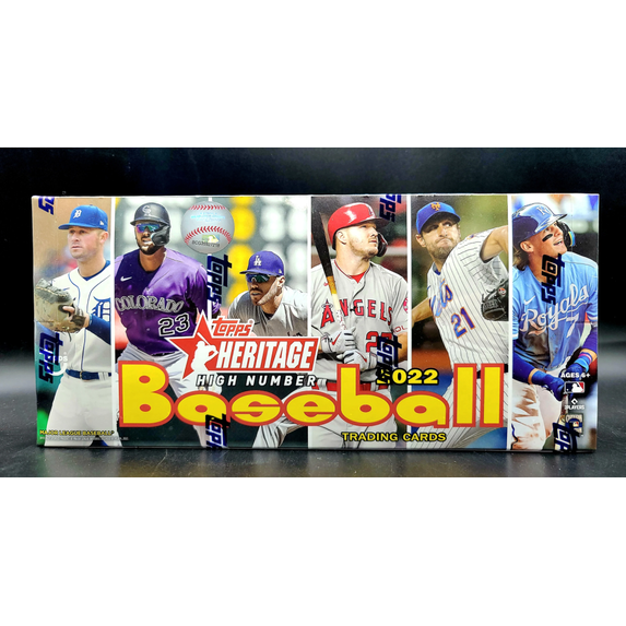 2022 Topps Heritage High Number Baseball Factory Sealed Hobby Box! Chase Julio Rodriguez