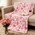 thumbnail image 4 of Cinvoph Valentine’s Day Throw Blanket Soft Warm Throw for Women Wife Mom Girlfriend Sister Her Cozy Throw for Bedroom Couch Sofa Anniversary Thoughtful Gift 59"x39", 4 of 6