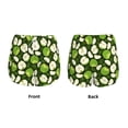 thumbnail image 3 of Balery Green Fruit Pantalones cortos deportivos para mujer con forro y dos bolsillos, elásticos, para entrenamiento, gimnasio, yoga-Small, 3 of 7