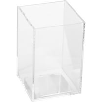LOLIPPYY Transparent Acrylic Betta Tank Desktop Aquarium Durable Multi- Decor