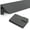 Dark Gey, variant on Dark Grey Size Bed Wedge Pillow Cover with Side Pocket, Soft & Breathable Microfiber Headboard Wedge Pillow Case Cover for Headboard Gap, 60" L x 10" W x 6" H (Pillow Not Include)