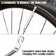 thumbnail image 3 of Desmontadores de neumáticos de bicicleta de acero al carbono con detección de gancho para bicicletas de carreras MTB y BMX, 8 piezas, 3 of 5