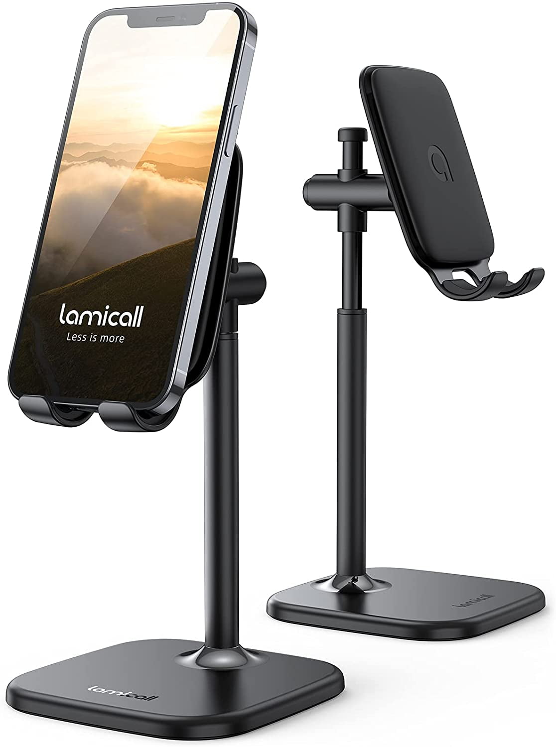 Cell Phone Stand, Phone Holder [Height Angle] Adjustable Mobile Phone