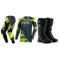 thumbnail image 1 of Oneal Mayhem-Lite Covert Charcoal/Neon Jersey Pant Boots Combo, 1 of 5