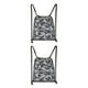 thumbnail image 3 of Sonducket deportiva con cordón para niñas y niños, ropa de cuerda impermeable, paquete grueso de camuflaje, accesorios para exteriores, gris Gris 2Conjunto, 3 of 6