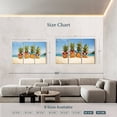 thumbnail image 3 of Elephant Stock Funny Pineapple Fruit Wall Art - Horizontal Multi Panel Canvas - Living Room Wall Decor - Humor Multi Panel - Orange And Green Decor - 65" x 42", 3 of 4