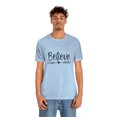 thumbnail image 5 of Believe Inspirational Quotes Bella Canva Unisex Jersey Short Sleeve Tee, 5 of 10
