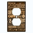 thumbnail image 3 of Metal Light Switch Plate Cover Cafe Diner Coffee Sign Brown COF030, 3 of 13