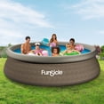 thumbnail image 3 of Funsicle Quickset 12’ x 36” Round Inflatable Top Ring Above Ground Swimming Pool Set, 3 of 6