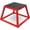 Red+Black, variant on Plyometric Jump Box, 12/18/24/30 Inch Plyo Box,Steel Plyometric Platform and Jumping Box,Anti-Slip Fitness Exercise Step Up Box for Home Gym Training,Conditioning Strength Training
