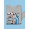 thumbnail image 3 of Japan Tourist Map Sweatshirt Women -Image by Shutterstock, Female Small, 3 of 4