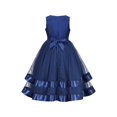 thumbnail image 2 of Girls Dress Blue Ball Gown Wedding Party Pageant Formal Sleeveless 10 Years, 2 of 5