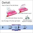 thumbnail image 4 of WANGQ LED Strip Light Self-Adhesive Mounting Brackets and Clips,LED Strip Light Holder,Cable Wires Organizer Clips for Vehicle,Cabinet,Under-Counter, Kitchen,Living Room,Indoor, 4 of 8