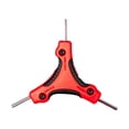 thumbnail image 1 of Llave de Estrella Hexagonal Plegable, Destornillador Portátil de Acero -V, Kit de Llave Hexagonal Plegable Métrica Roja, 1 of 5