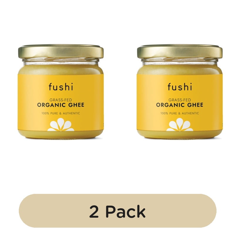 Fushi Organic Ghee 230g, British Import (Pack of 2)