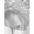 thumbnail image 6 of iiniim Girls Kids Shiny Ballet Halter Jazz Latin Dance Dress Outfit Stage Performance Dancewear, 6 of 7