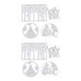 thumbnail image 2 of Bewildely 4 Pieces Christmas Dies Snowflake Pattern Rust-proof Steel Card Mold Making High-carbon Paper Stenciling for Embossing Type1 NO1, 2 of 6
