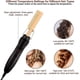 thumbnail image 4 of Plancha alisadora de pelo con peine caliente, plancha y rizador de cerámica 2 en 1 para cabello y barba, calentamiento rápido en 30 segundos, herramienta de peinado anti-quemaduras (Set 01), 4 of 5