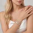 thumbnail image 2 of APSVO 6 Pcs S925 Sterling Silver Plated Bracelets for Women Box Satellite Figaro Paperclip Herringbone Rope Stackable Bracelet Set Birthday Graduation Mothers Day Jewelry Gifts Teen Her Mom Wife, 2 of 6