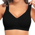 thumbnail image 4 of Women's Bra Black Comfortable Everyday Wear with Adjustable Straps, 4 of 8