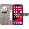 thumbnail image 3 of LEMAXELERS LG Velvet 5G Case Bling Diamond Butterfly Embossed Wallet Flip PU Leather Magnetic Card Slots with Stand, 3 of 5
