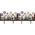 thumbnail image 2 of Garloy Metal Flower Garden Stakes,Metal Wild Flowers Stakes,Fence Topper Decor,Garden Stakes Decorative,Lawn Art Decor Plants Yard Decorations,Metal Flowers Yard Art,Metal Outdoor Flowers,2PCS, 2 of 5