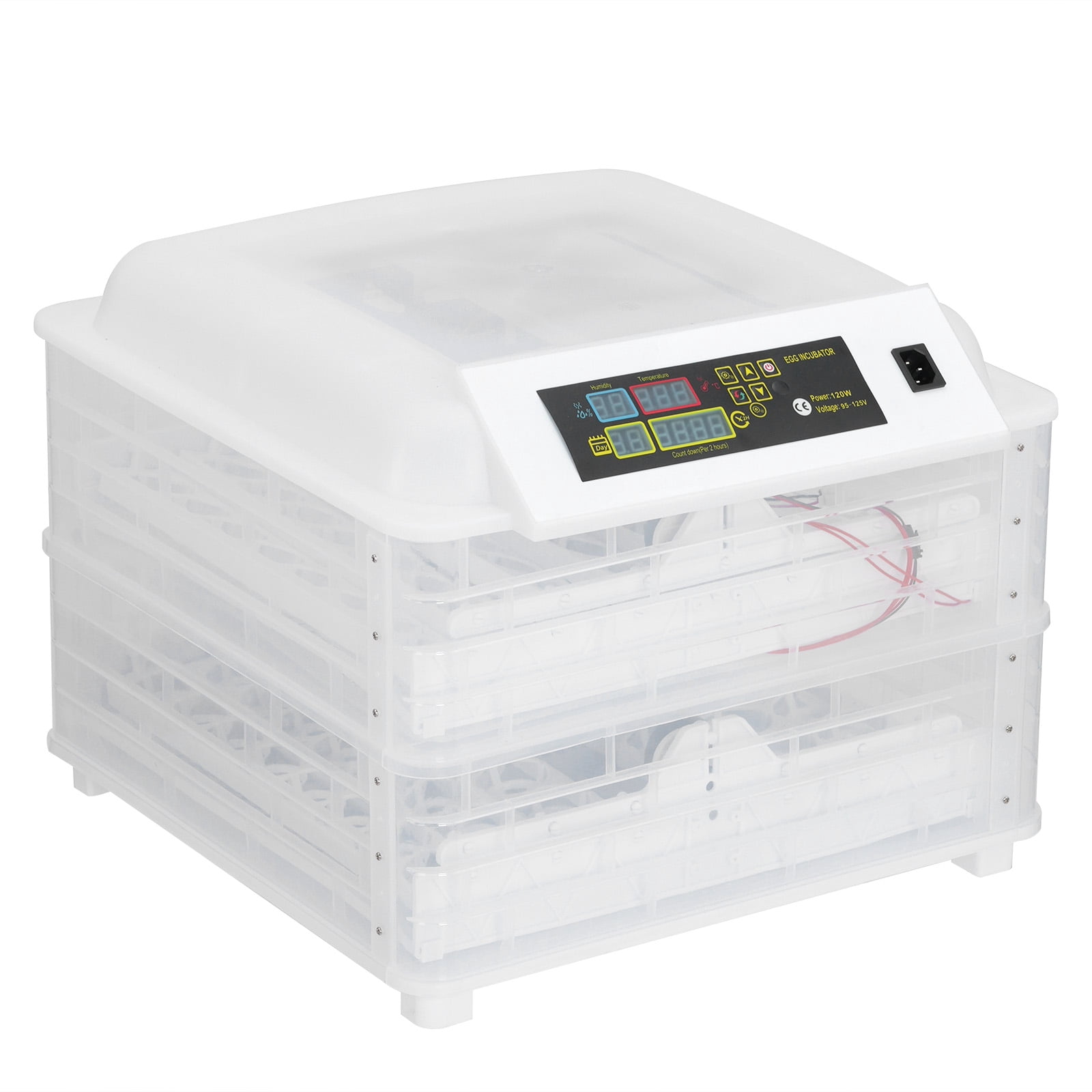 2 in 1 Incubator Chicken Duck Bird Auto-Turning Digital Control 112 Eggs