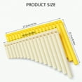 thumbnail image 5 of High Quality Sound C Key Pan Flute Student Friendly C Key Pan Flute Learning, 5 of 20