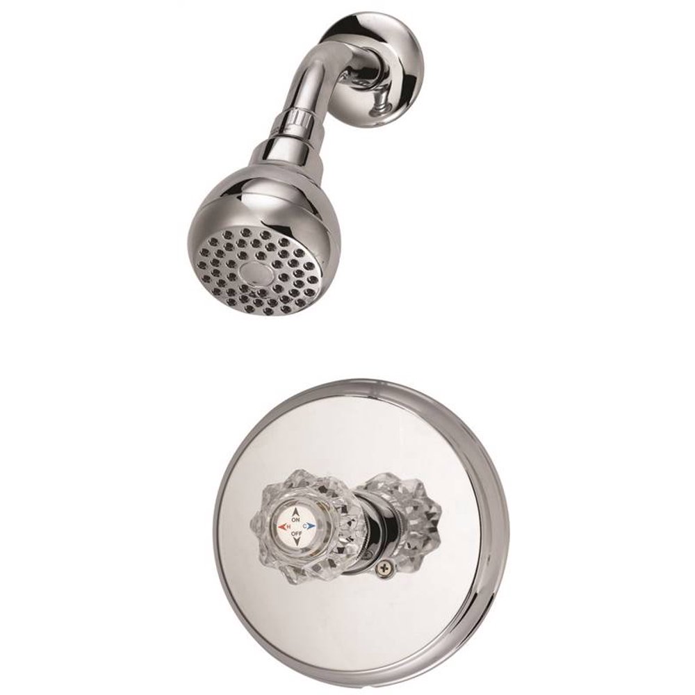 MintCraft GUF1010207CP Shower Faucet, 2.5 gpm, Stainless Steel Ball