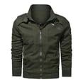 thumbnail image 4 of Men‘s Autumn And Winter Loose Lapel Plus Size Jacket With Pockets, 4 of 6