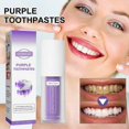 thumbnail image 3 of Purple Toothpaste for Teeth Whitening,Purple Teeth Whitening Toothpaste,Yellow Tooth Stain Removal,V34 Purple Toothpaste Teeth Whitener,Fresh Breath O, 3 of 5