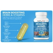 (6 pack) Healthy One Healthy Mind Brain Nootropic Supplement Cognitive Health 1-Count 60 Capsules