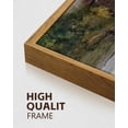 thumbnail image 6 of Drsoum Vintage Countrysid and Rivulet Wall Art Classic Retro Windmill Village Landscape Rustic Wall Prints Farmhouse Kitchen Bathroom Office Decor - 8x10in Nature Framed, 6 of 6