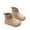 Khaki, variant on Fozruso Children's Winter Solid Color Snow Boots For Boys And Girls Non Slip Warm Boots With Wool Thickening,Sizes 10(4-4.5 Years)