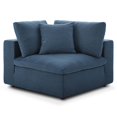 thumbnail image 5 of Modern Contemporary Urban Design Living Room Lounge Club Lobby Sectional Sofa Set, Fabric, Navy Blue, 5 of 8