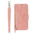 thumbnail image 2 of For Iphone 15 Pro Max Oil Skin Zipper Wallet Leather Phone Case(Pink),iPhone 16 Plus, 2 of 6