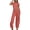Orange, variant on Womens 2 Piece Outfits Summer Casual V Neck Sleeveless Tops and Long Pants Tracksuit Lounge Jogger Set Athletics Running Gym Yoga Loungewear with Pockets