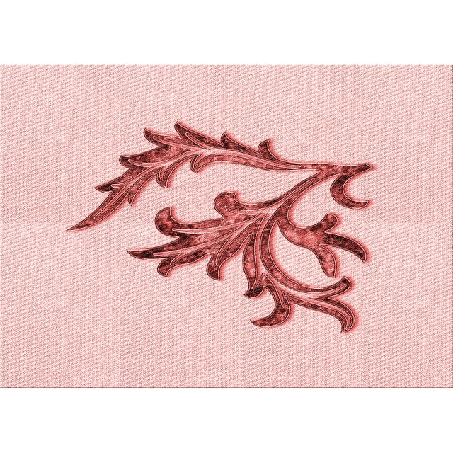 Ahgly Company Tapis d'Intérieur Lavable en Machine Rectangulaire Transitionnel Rose Bubble Gum Rose, 7 Pieds x 10 Pieds