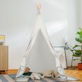thumbnail image 2 of LELINTA Teepee Tent for Kids - Outdoor Portable | Play Tent for Boy and Girls | Childrens Kids Teepee Tent Playhouse, 2 of 8