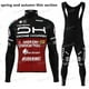 thumbnail image 3 of Conjunto de equipo de ciclismo 2022 Drone Hopper - Androni Giocattoli (conjunto de chaqueta de invierno + traje de primavera) - Maillot de competición del equipo de ciclismo profesional, 3 of 4