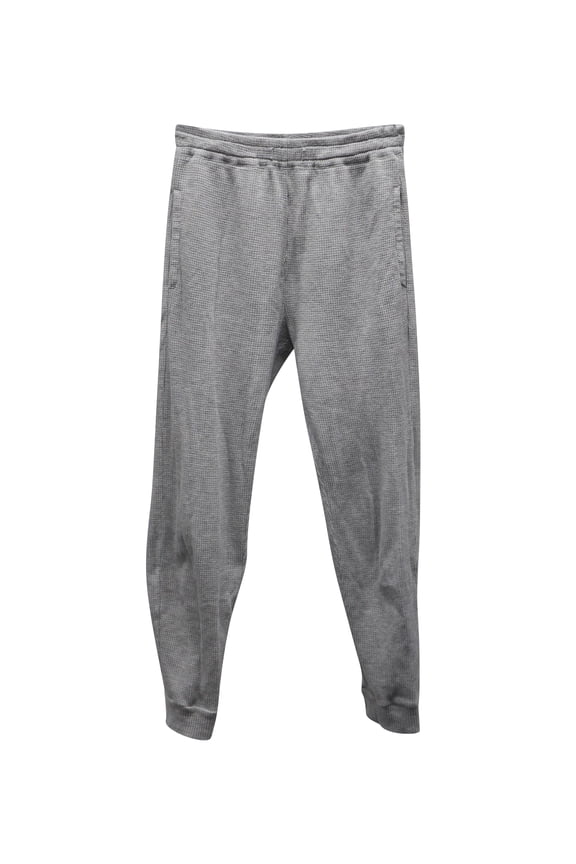 Pre-Owned Reformation Berkeley Waffle Pants in Grey Cotton